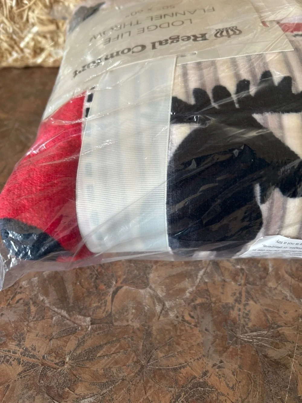 Regal Comfort “Lodge Life” Flannel Throw Blanket